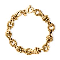 9K Yellow Gold Bracelet (Size 7.5) with Lobster Clasp 8.00 Gms.