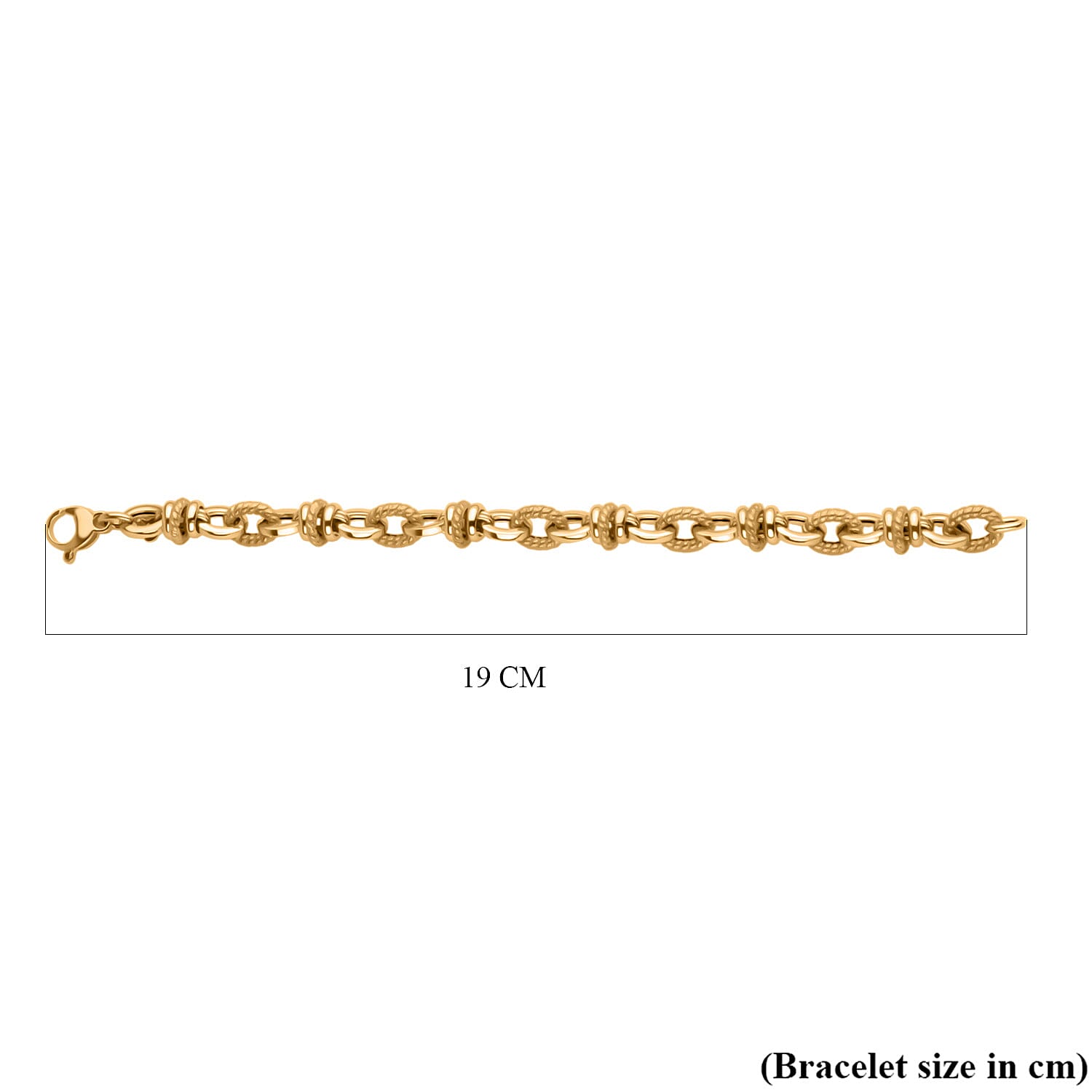 Maestro Collection - 9K Yellow Gold Bracelet (Size 7.5) with Lobster Clasp, 8.00 gram