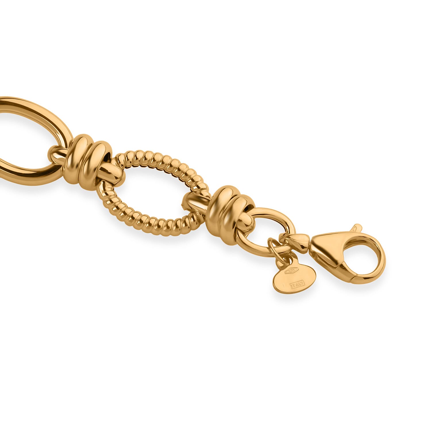 Maestro Collection - 9K Yellow Gold Bracelet (Size 7.5) with Lobster Clasp, Gold Wt. 4.65 Gms.