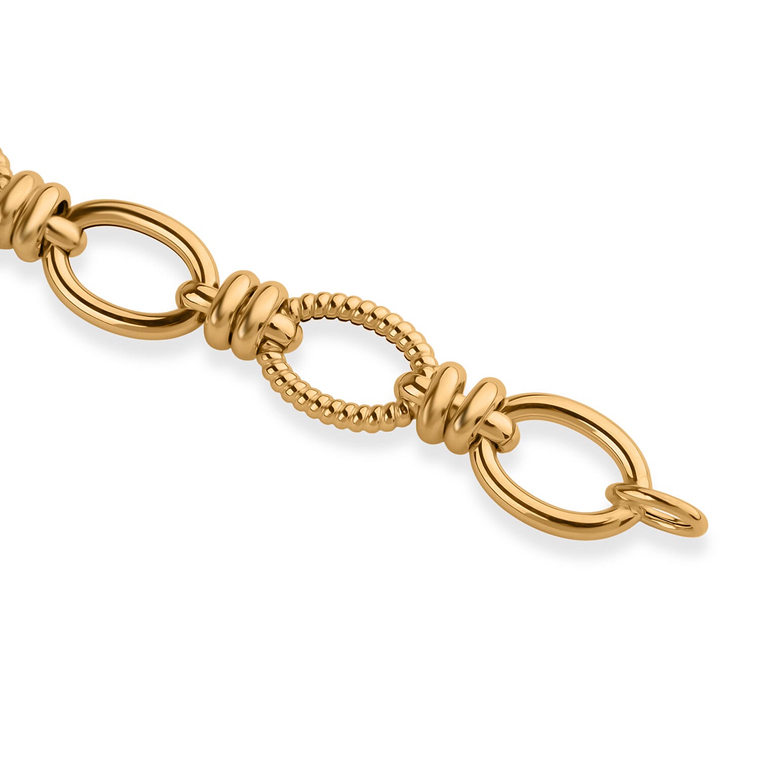Maestro Collection - 9K Yellow Gold Bracelet (Size 7.5) with Lobster Clasp, Gold Wt. 4.65 Gms.