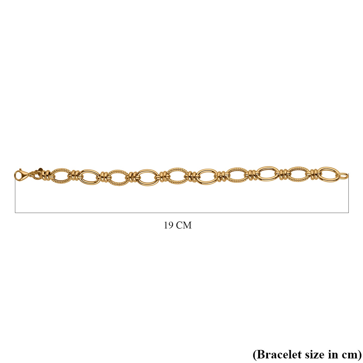 Maestro Collection - 9K Yellow Gold Bracelet (Size 7.5) with Lobster Clasp, Gold Wt. 4.65 Gms.