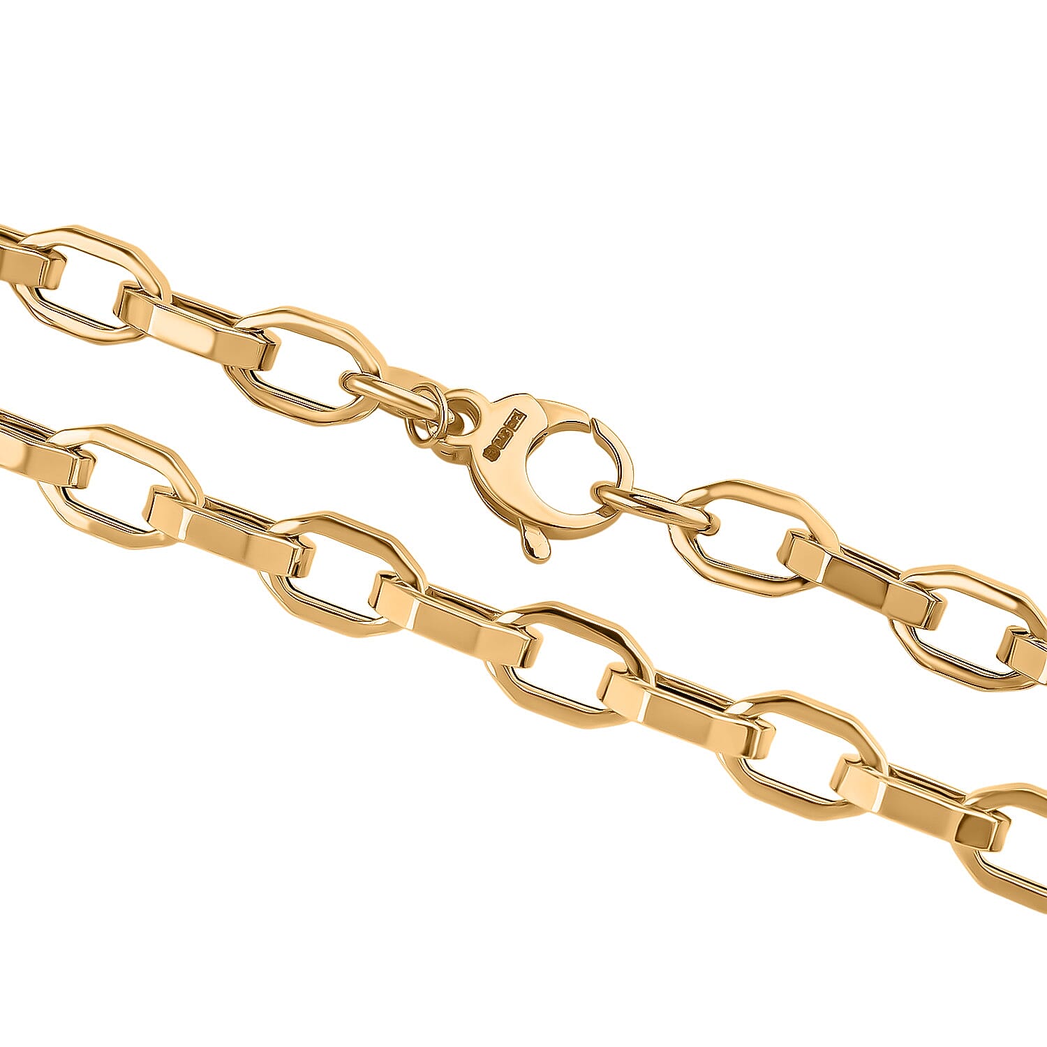 Maestro Collection- 9K Yellow Gold Necklace (Size 20) with Lobster Clasp, Gold Wt. 9.00 Gms.