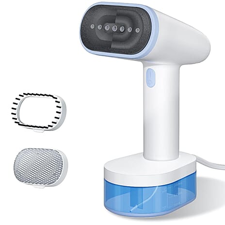 Black Friday Deal- MULTIFUNCTIONAL YASHE High Power Portable Garment Steamer (1600W) with Touch Control Panel and LCD Display - White