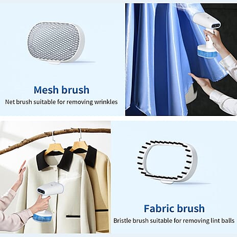 Black Friday Deal- MULTIFUNCTIONAL YASHE High Power Portable Garment Steamer (1600W) with Touch Control Panel and LCD Display - White