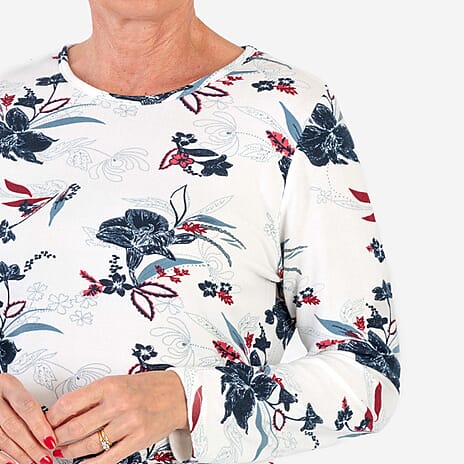 Sugar Crisp Soft Touch Blouse (Size M) - White