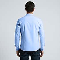 JJ Willis Mens Long Sleeve Shirt (Size M) - Blue