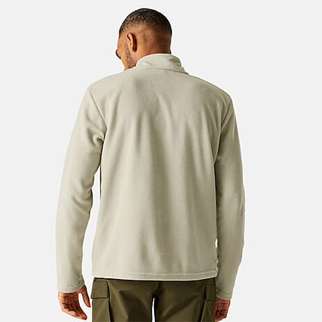 Regatta Mens Lightweight Half Zip Fleece (Size XL) - Beige
