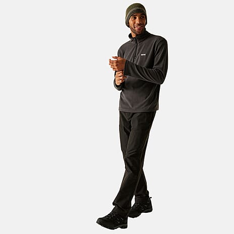 Regatta Mens Lightweight Half Zip Fleece (Size 5XL) - Iron