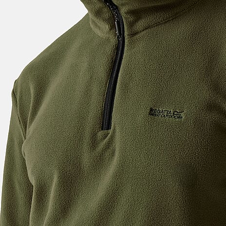 Regatta Mens Lightweight Half Zip Fleece (Size 4XL) - Green