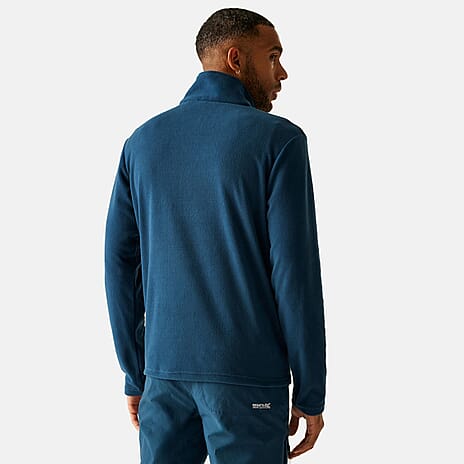 Regatta Mens Lightweight Half Zip Fleece (Size XXXL) - Moonlight Denim