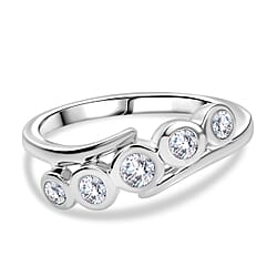 Moissanite 5 Stone Ring