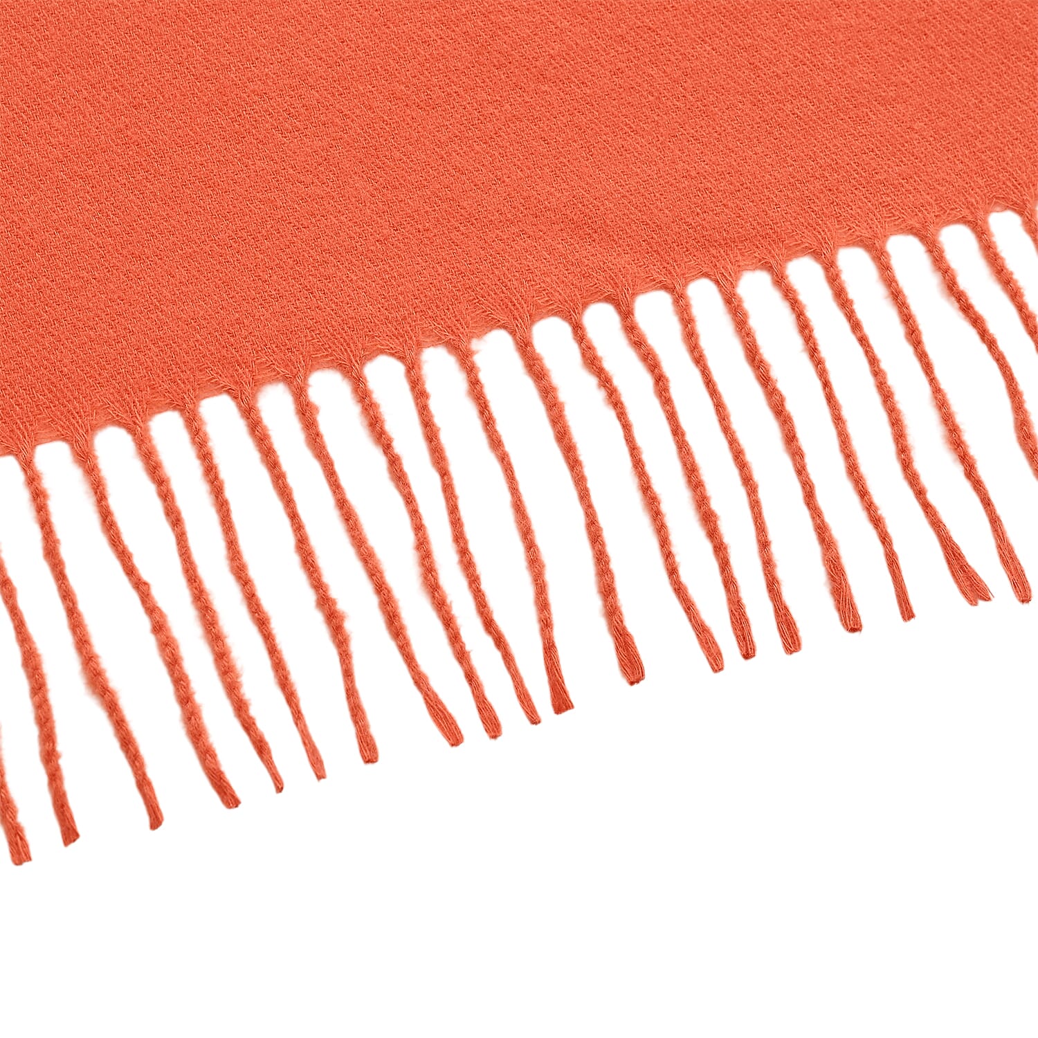 Super Soft Oversized Floral Embroidery Scarf (185 x 70cm) - Orange