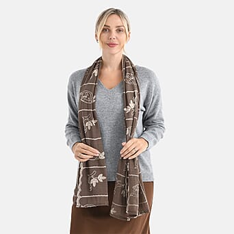 https://tjcuk.sirv.com/Products/82/8/8289988/Embroidery-Scarf-Size-One-Size-Brown_8289988_3.jpg?w=342&h=342