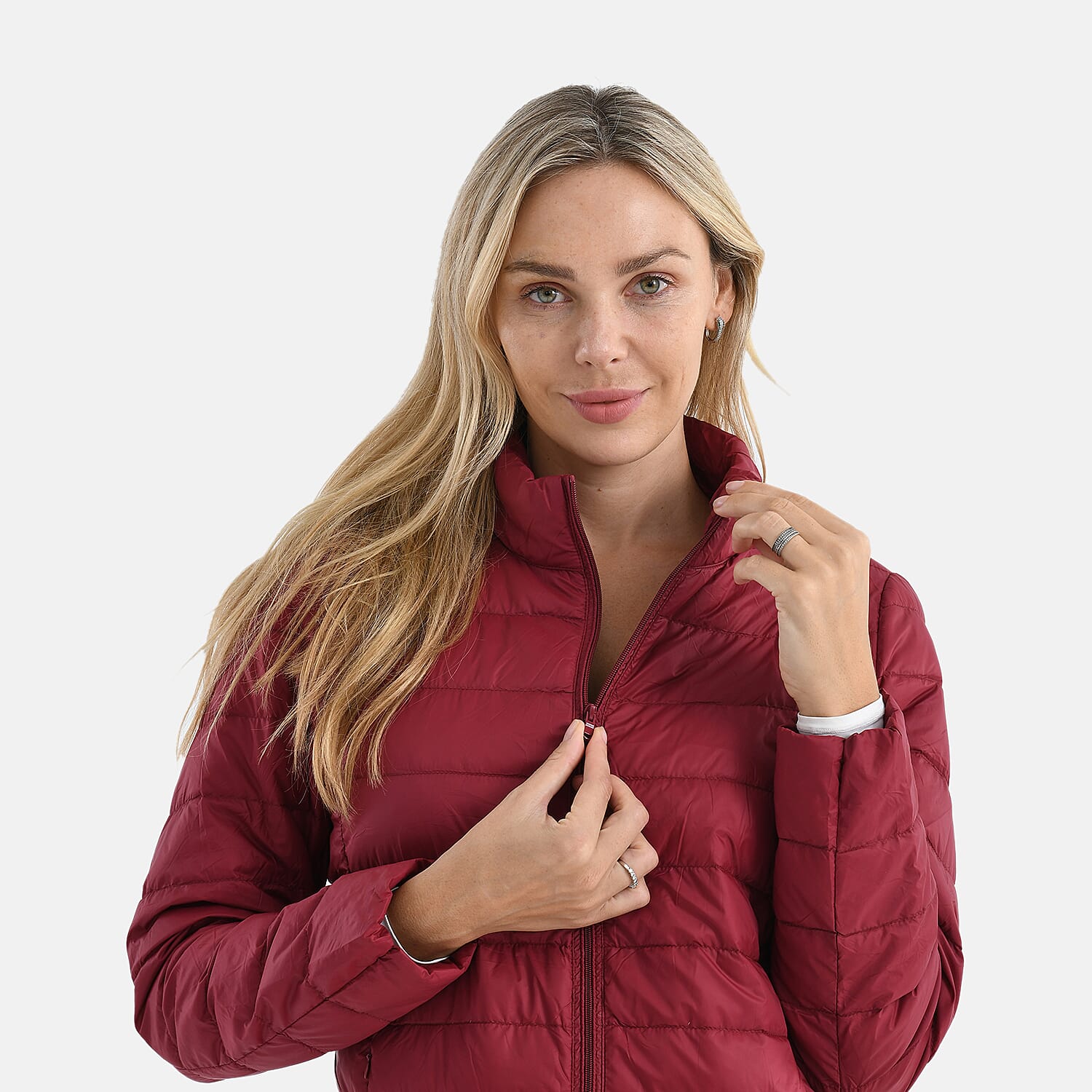 La Marey Wanderweight 90% Duck Down Ultralight Packable Jacket (Size S) - Burgundy