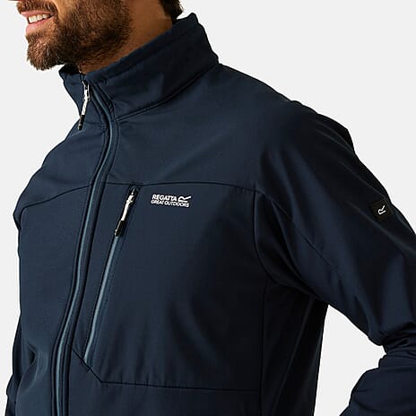 Regatta Mens Waterprrof Windproof Softshell Jacket (Size XXL) - Blue