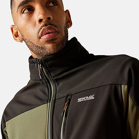 Regatta Mens Waterprrof Windproof Softshell Jacket (Size XXXL) - Green