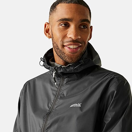 Regatta Mens Waterproof Breathable Jacket (Size L) - Grey