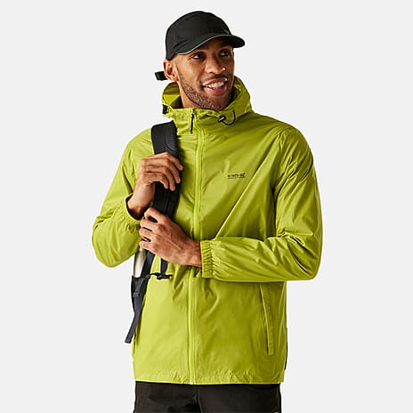 Regatta Mens Waterproof Breathable Jacket (Size L) - Green