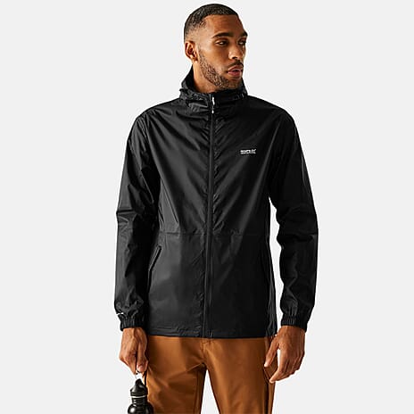Regatta Mens Waterproof Breathable Jacket (Size XL) - Black