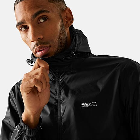 Regatta Mens Waterproof Breathable Jacket (Size XXL) - Black