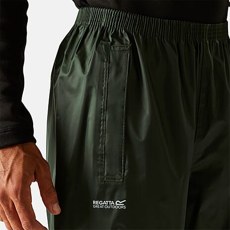 Regatta Mens Waterproof Trousers (Size XXXL) - Olive