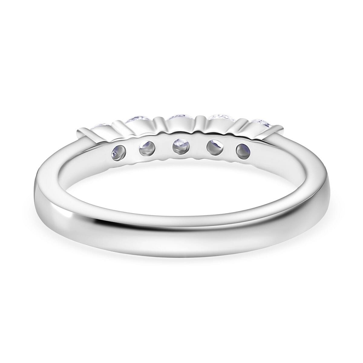 Luxuriant Lab Grown Diamond Ring in Sterling Silver