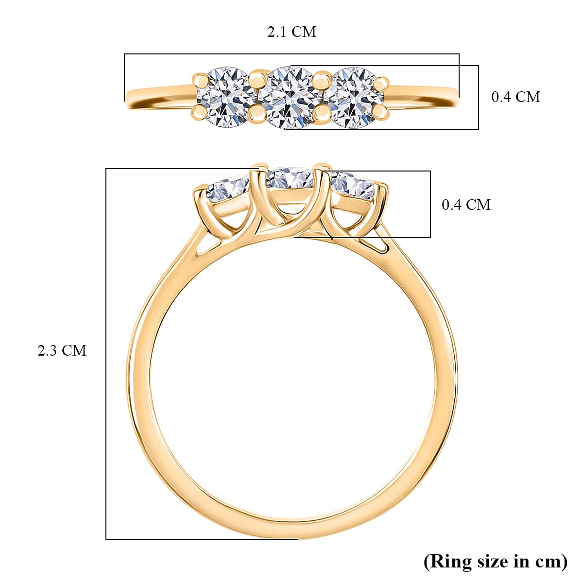 Luxuriant Lab Grown Diamond Band Ring in Sterling Silver