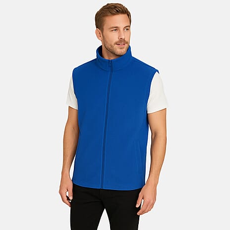 NORTHGATE Mens Full-Zip Gillet (Size M) - Royal Blue