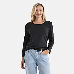 La Marey Viscose Classic Round Neck T-Shirt
