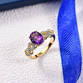 https://tjcuk.sirv.com/Products/82/9/8292004/D-Joy-African-Amethyst-White-Zircon-Main-Stone-With-Side-Stone-Ring-in_8292004_1.jpg?w=342&h=342