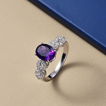 https://tjcuk.sirv.com/Products/82/9/8292012/D-Joy-African-Amethyst-White-Zircon-Main-Stone-With-Side-Stone-Ring-in_8292012_1.jpg?w=342&h=342