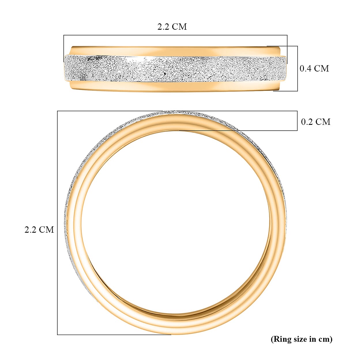 Designer Inspired - Sterling Silver Band Ring