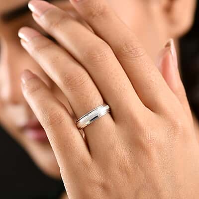 Elli Ring Dames Basis Mat Statement Trend - 925 Sterling Zilver Elli Ring Dames Basis Mat Statement Trend - 925 Sterling Zilver