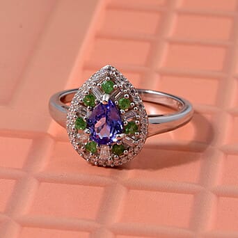 https://tjcuk.sirv.com/Products/82/9/8294076/D-Joy-Tanzanite-Tsavorite-Garnet-Moissanite-Ring-in-Rhodium-Overlay-St_8294076_1.jpg?w=342&h=342