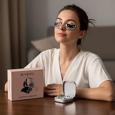 Beauty Gala Launch- Beauluxe Red Light Eye Massager with EMS Including Eye Gel Patches (6 Pairs) - Lifetime Warranty