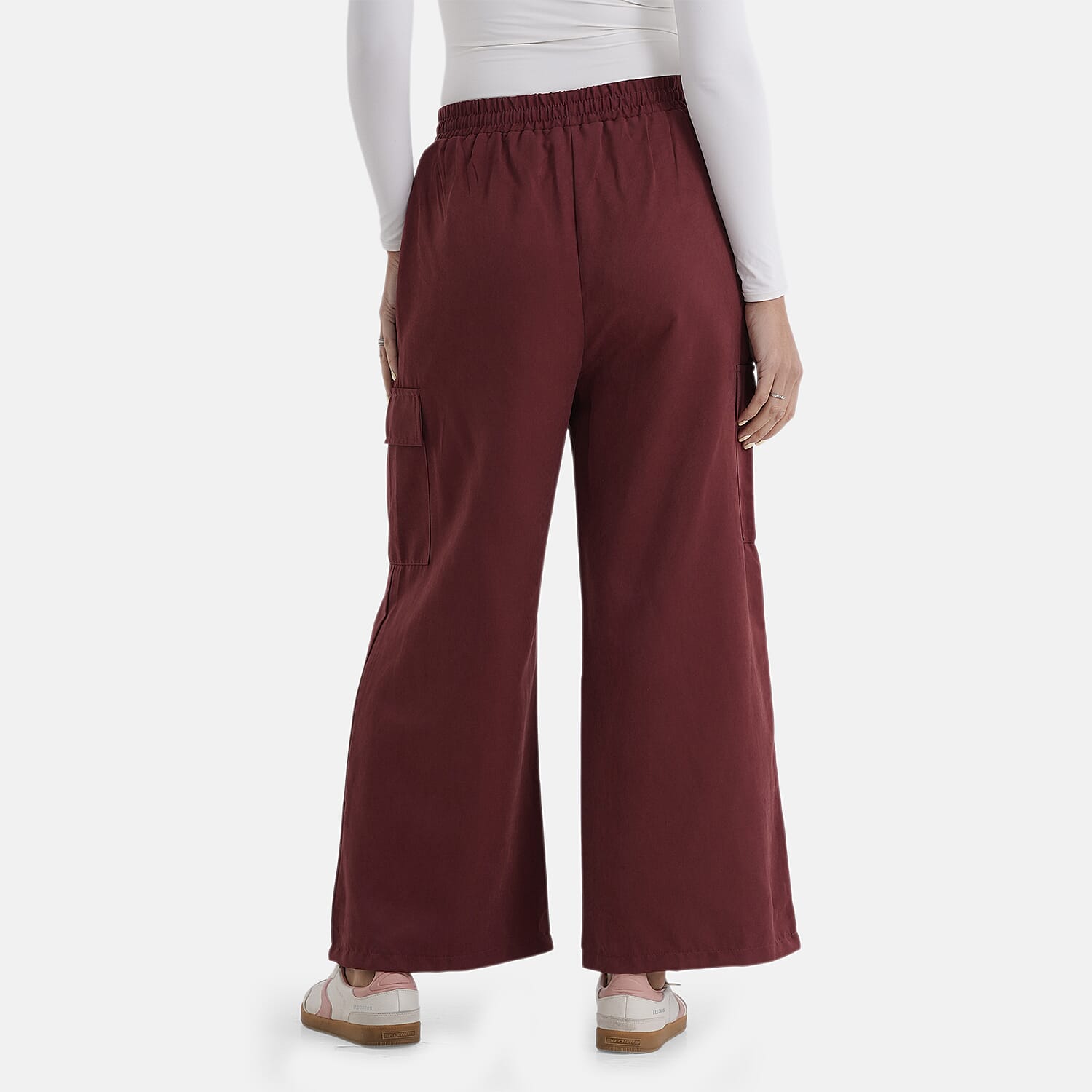& Maisi Lightweight Cargo Trousers with Elasticated Waist