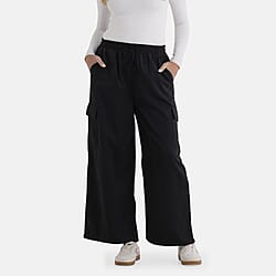 & Maisi Lightweight Cargo Trousers with Elasticated Waist