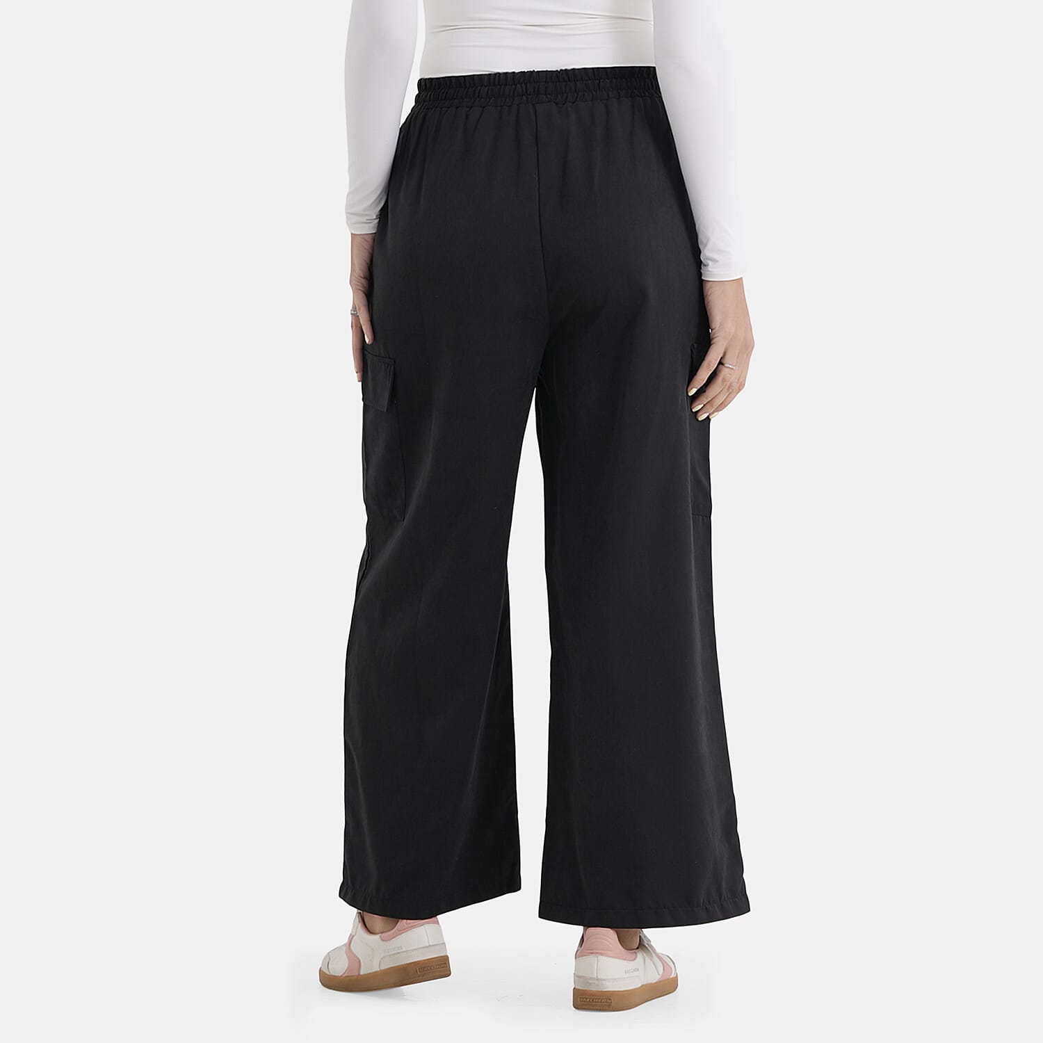 & Maisi Lightweight Cargo Trousers with Elasticated Waist