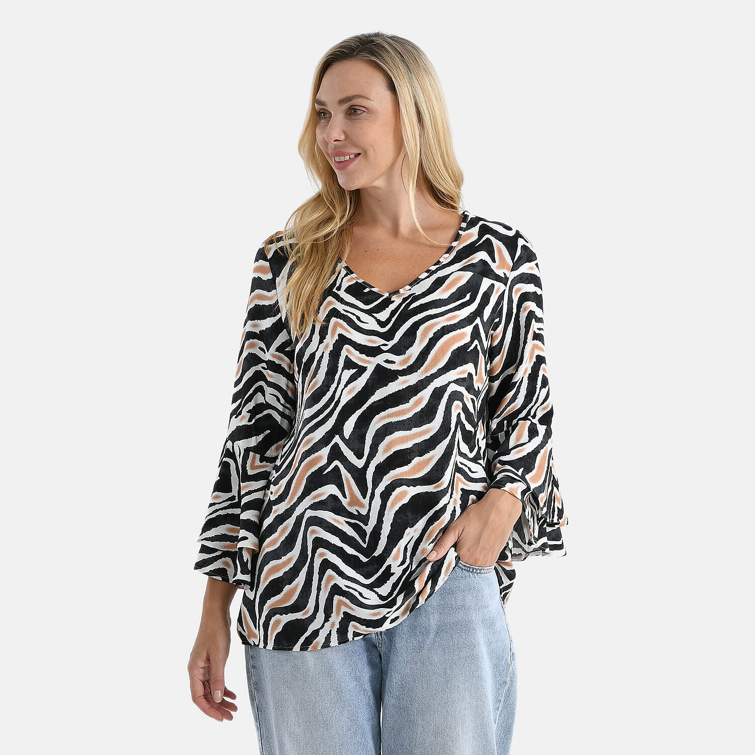 La Marey Printed Top 