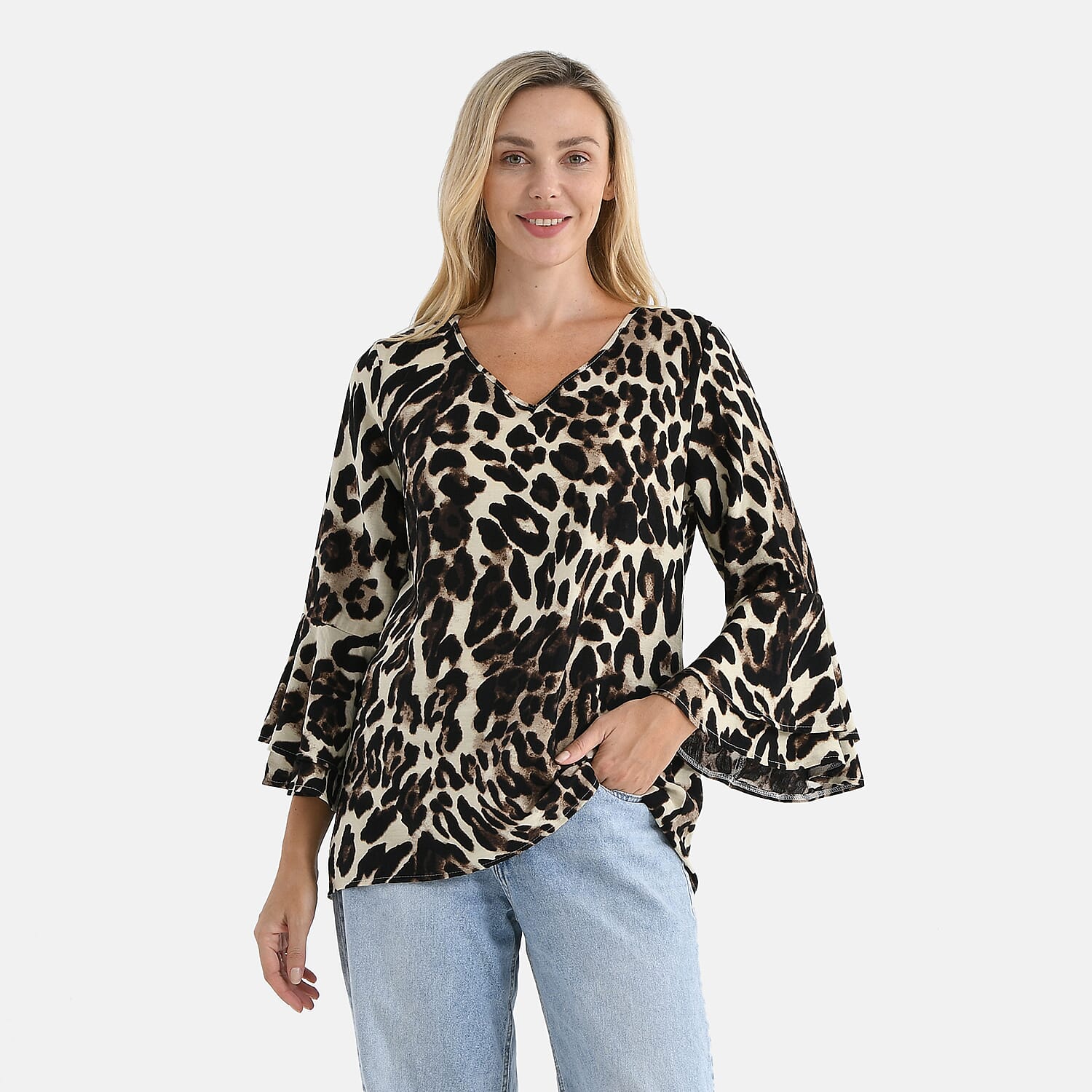 La Marey Printed Top 