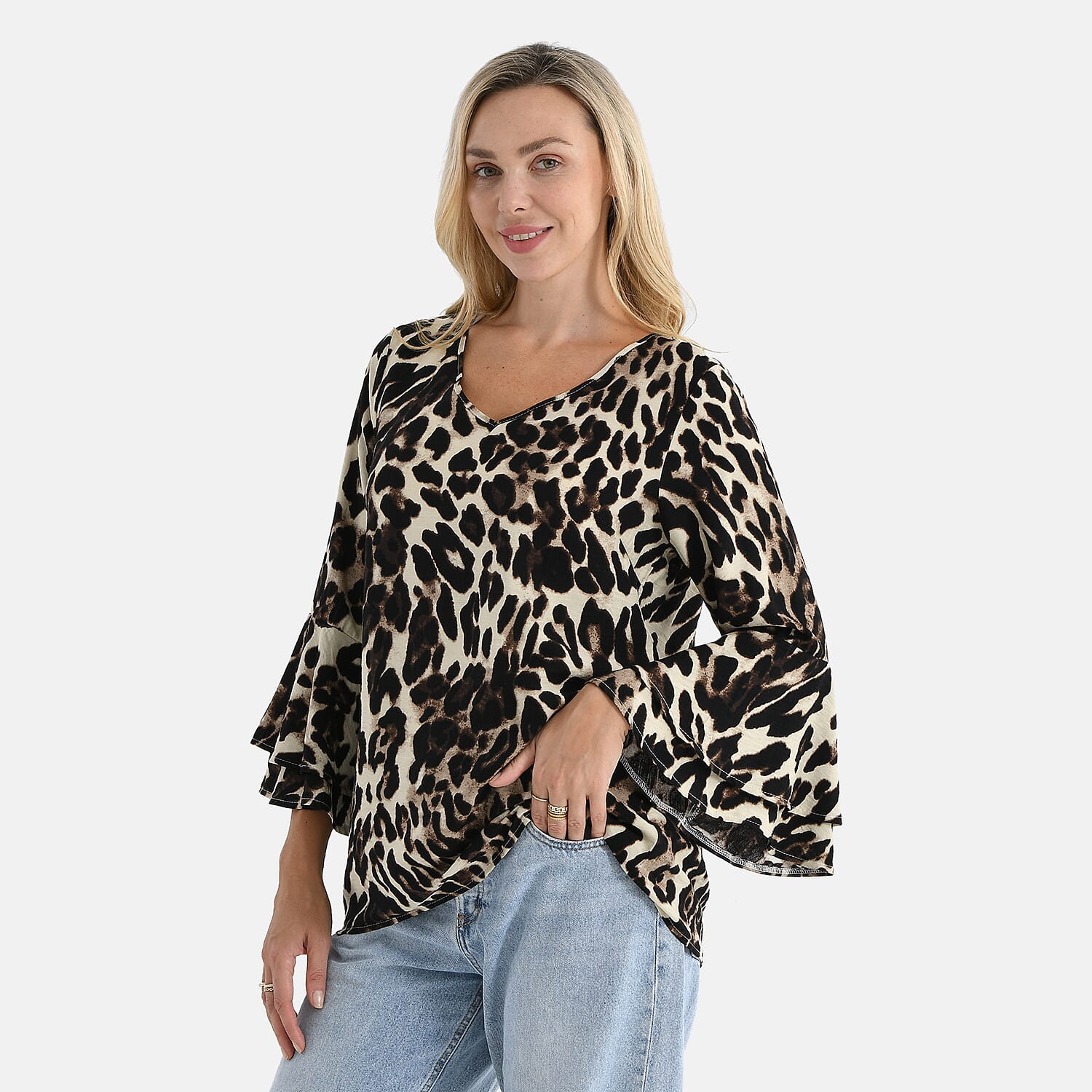 La Marey Printed Top 