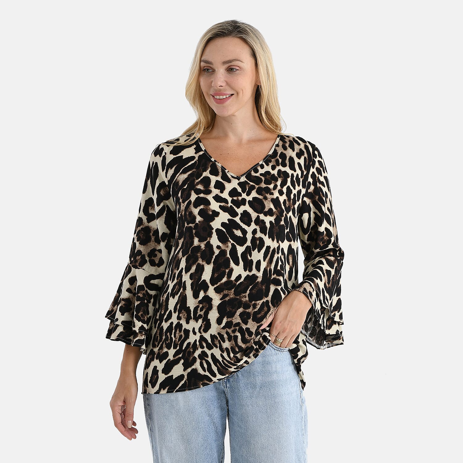 La Marey Printed Top 