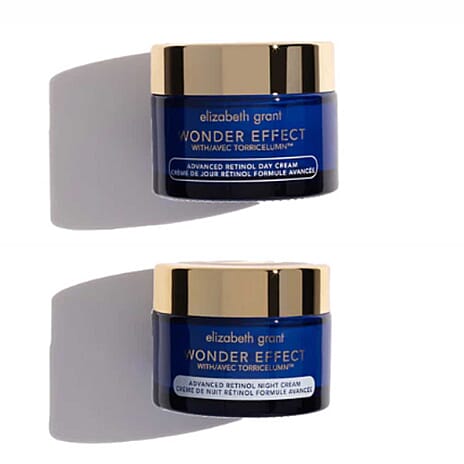 Elizabeth Grant Wonder Effect Advanced Retinol Day Cream (100ml), Night Cream (100ml) With Mandelic Acid - 100ml Each