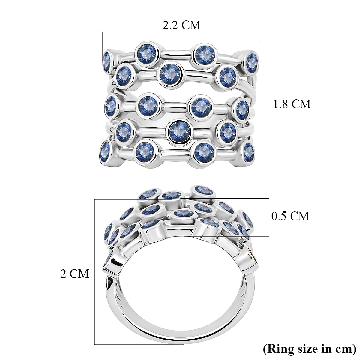 D'Joy -  Bubble Ring in Sterling Silver