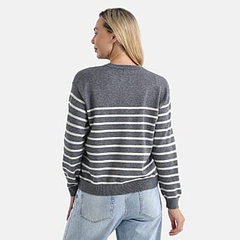 https://tjcuk.sirv.com/Products/82/9/8295246/Maisi-Striped-Jumper-Size-Medium-Grey_8295246_1.jpg?w=342&h=342
