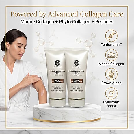 Relaunch - ELIZABETH GRANT Collagen Re-Inforce Firming - Toning Body Serum Glow Duo 2x 200ml
