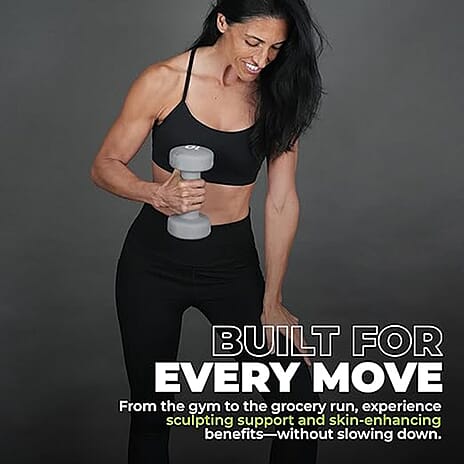 Infused High Waist Leggings  (Size L) - Black