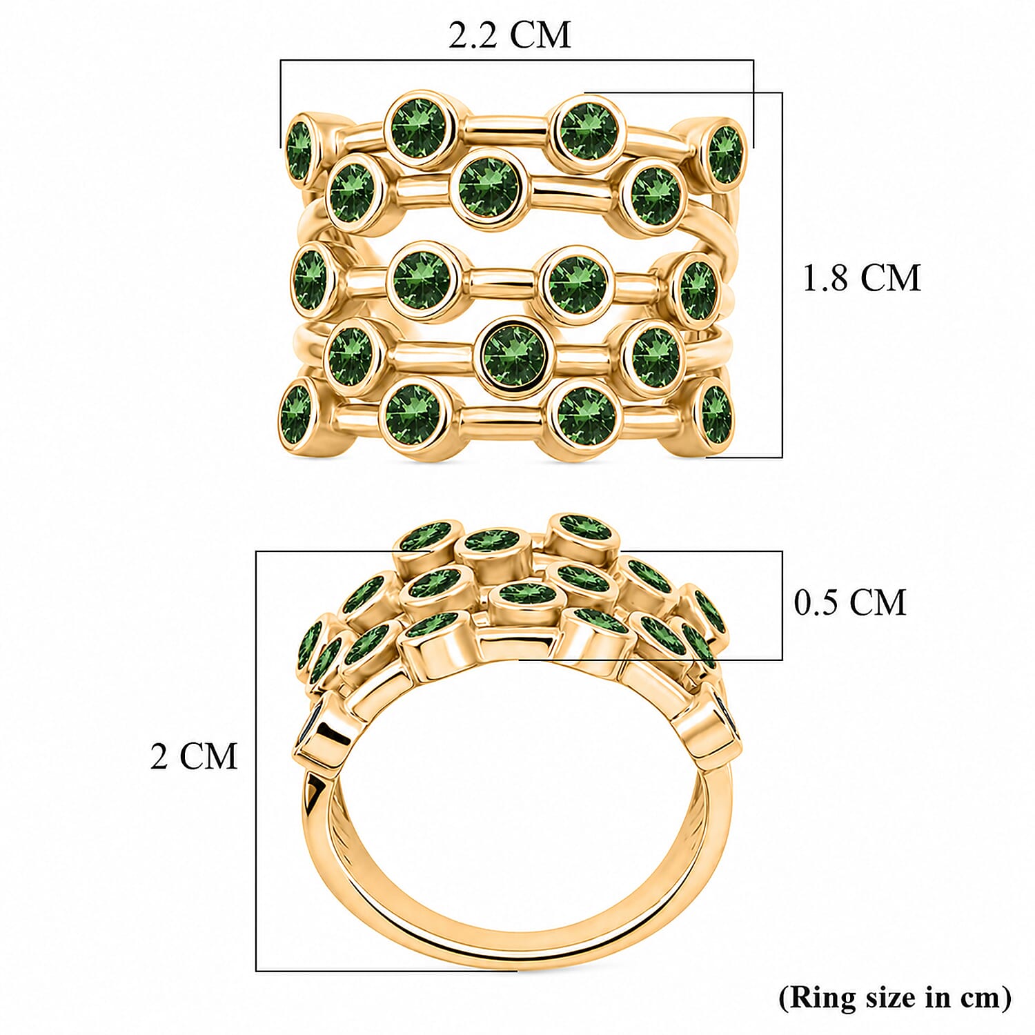 D'Joy -  Bubble Ring in Sterling Silver