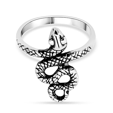 Treasure of Siam - Sterling Silver Snake Ring