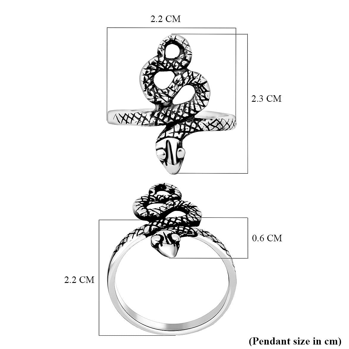 Treasure of Siam - Sterling Silver Snake Ring